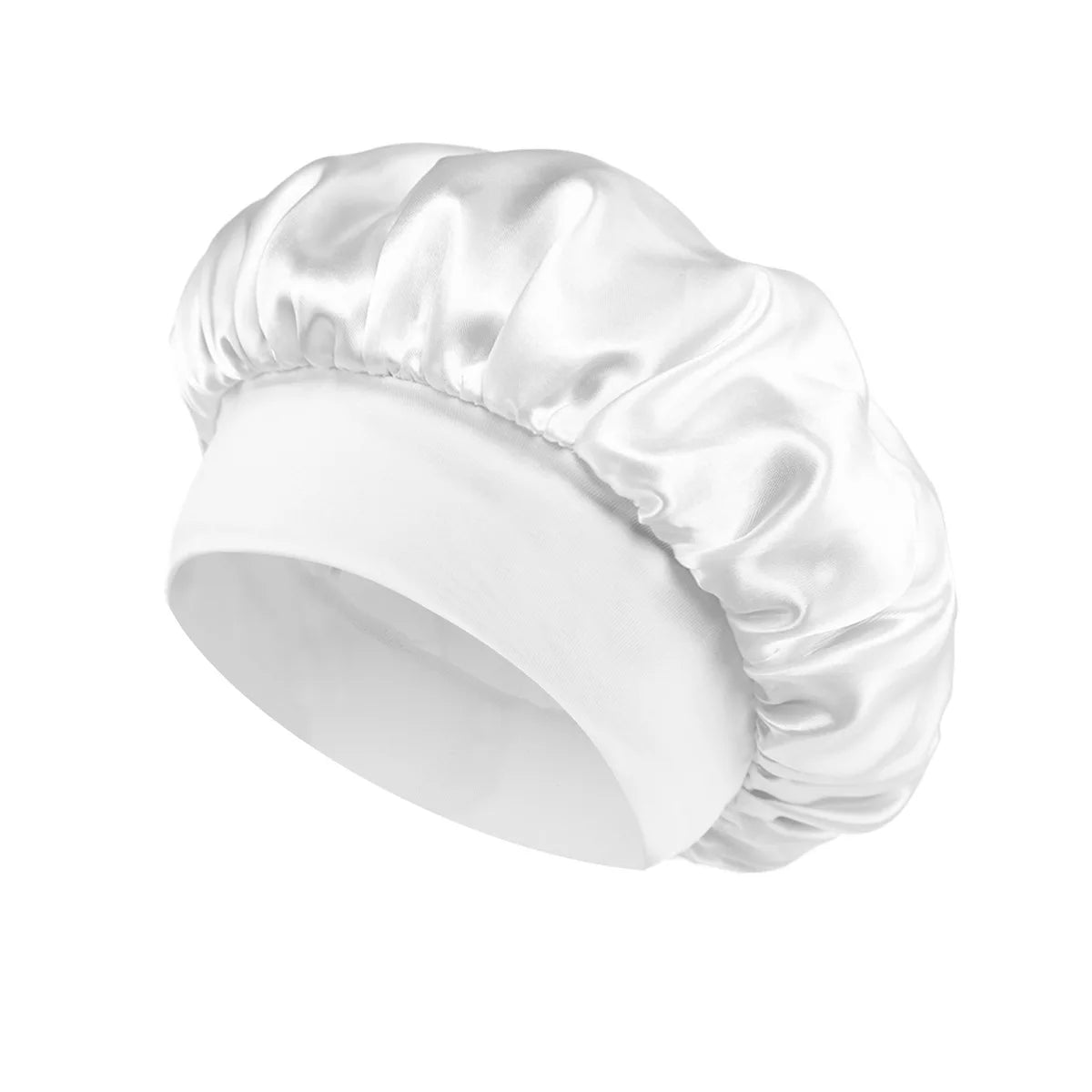Stylique Glow™ Luxe Silk Sleep Bonnet – Satin Lined Hair Protection for Long & Curly Hair