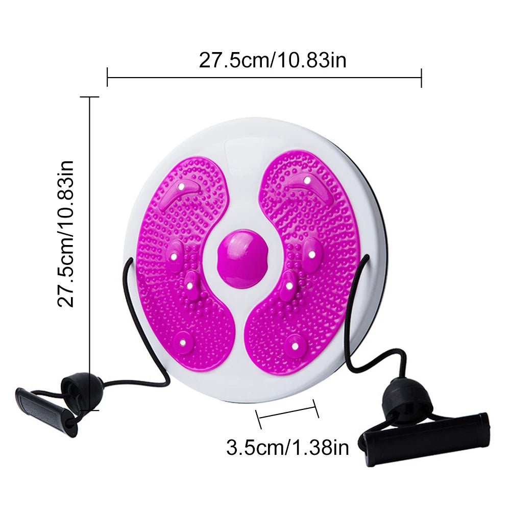 Stylique Glow™ Magnetic Waist Twisting Disc – Slimming Core & Balance Trainer for Home Workouts