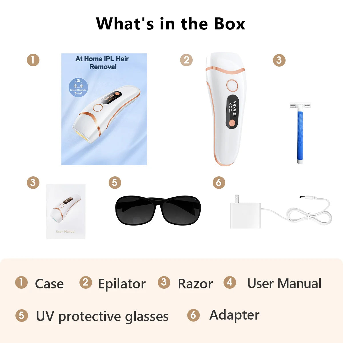 Stylique Glow™ 999,000 Flashes IPL Hair Removal Laser – Painless, Permanent Hair Reduction for Men & Women