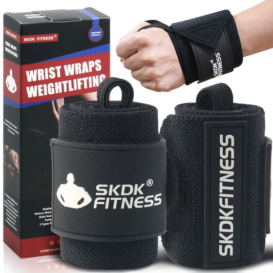 Stylique Glow™ ProGrip Wrist Wrap Hooks – Powerlifting Gloves with Wrist Support for Elite Pull Training
