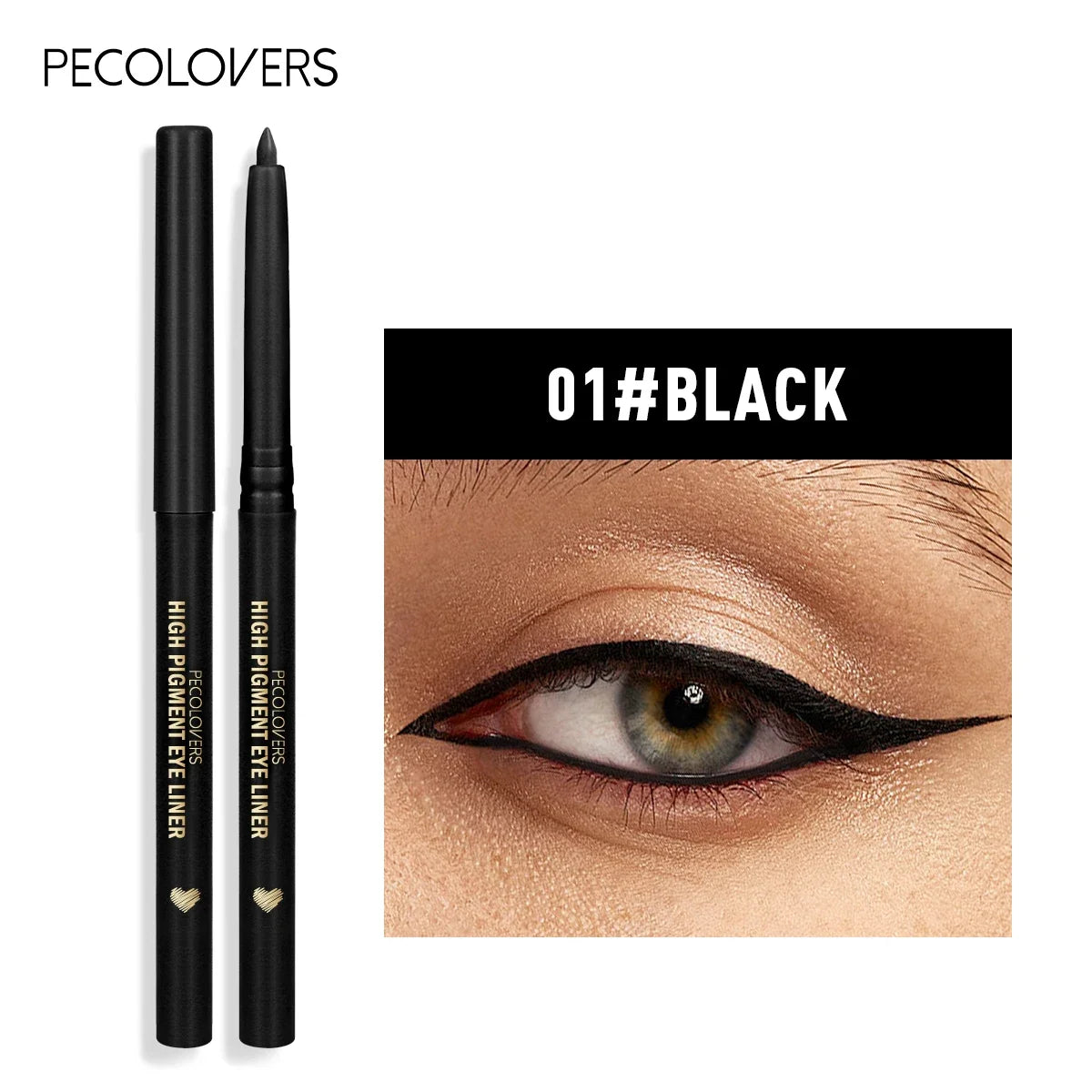 Stylique Glow™ Waterproof Long-Lasting Eyeliner Pencil – Smudge-Proof, Precise, & Gift-Ready