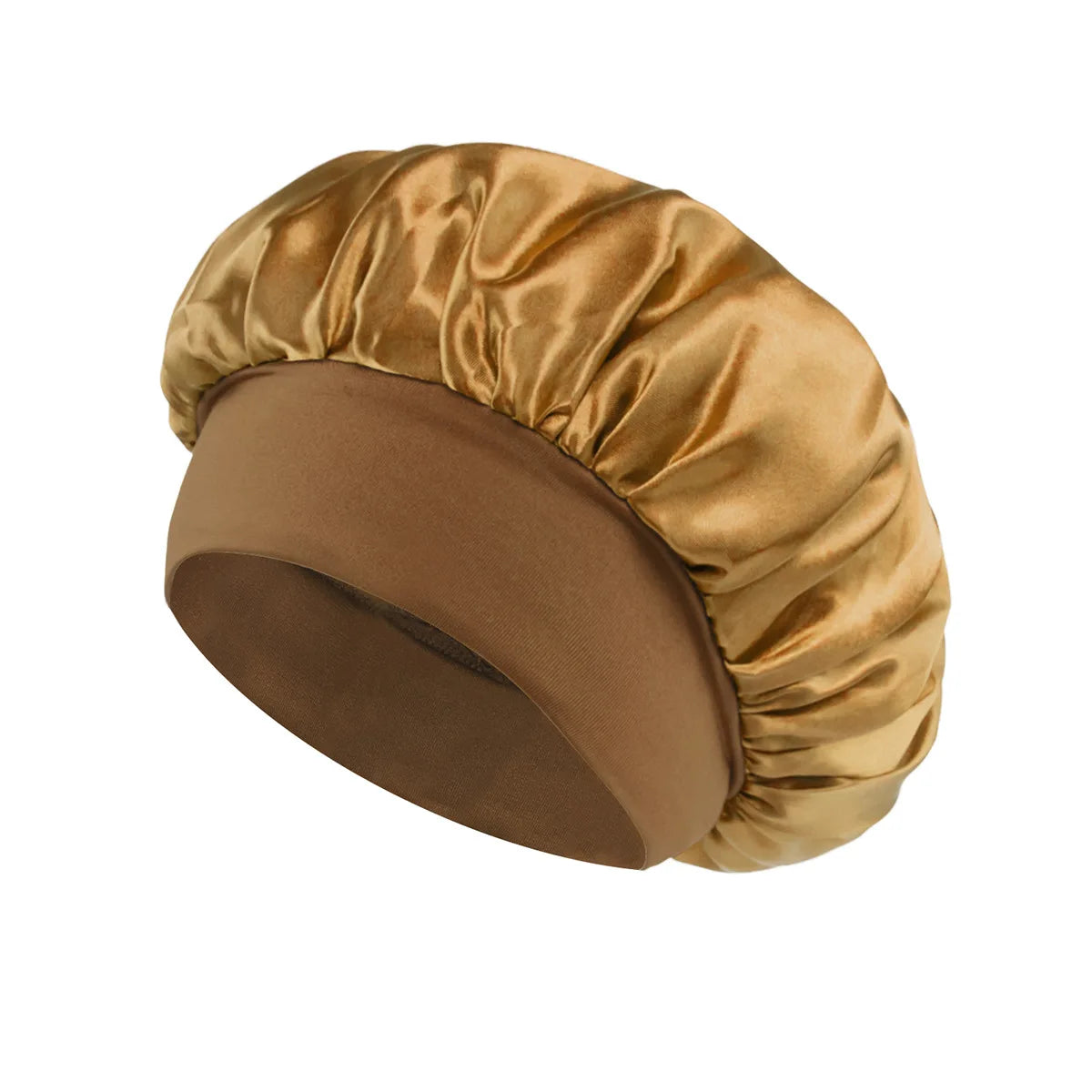 Stylique Glow™ Luxe Silk Sleep Bonnet – Satin Lined Hair Protection for Long & Curly Hair