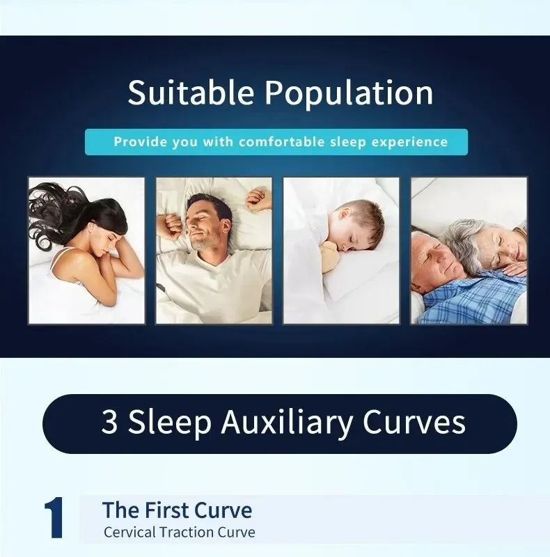 Stylique Glow™ Cervical Orthopedic Memory Foam Pillow – Neck Relief & Deep Sleep Support