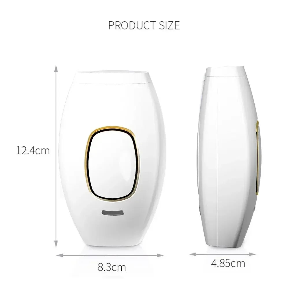 Stylique Glow™ Portable IPL Hair Removal Laser – 500,000 Flashes, Painless, Facial & Full Body Use
