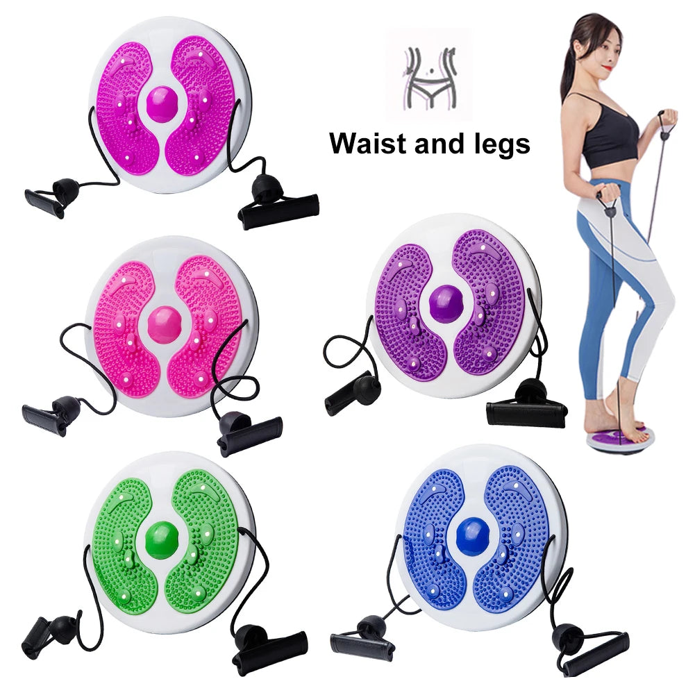 Stylique Glow™ Magnetic Waist Twisting Disc – Slimming Core & Balance Trainer for Home Workouts