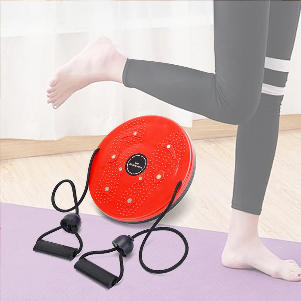Stylique Glow™ Waist Whisper Disc – Slimming Twist Board for Core, Abs & Balance Training