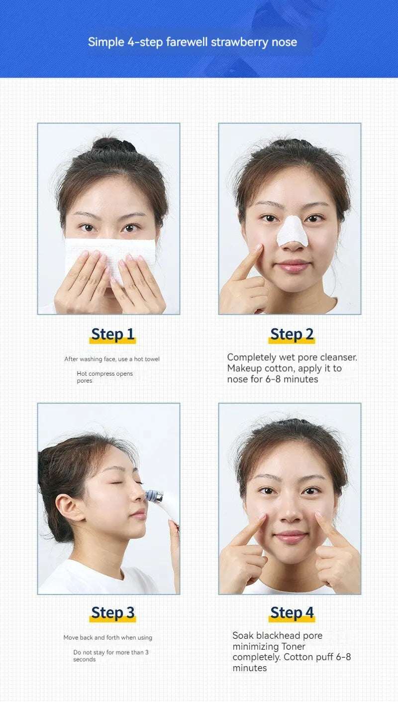 Stylique Glow™ Precision Pore Purifier – Luxury Blackhead Remover & Facial Cleansing Device