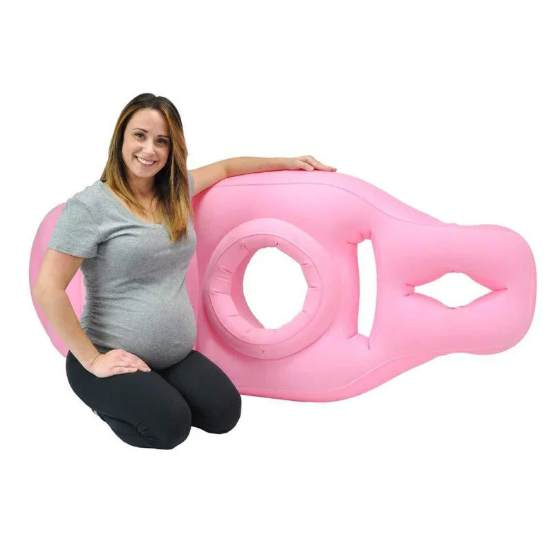 Stylique Glow™ Pregnancy Body Pillow – Inflatable, Full-Length Maternity Sleeping & Yoga Mat | Perfect Gift for Expecting Moms