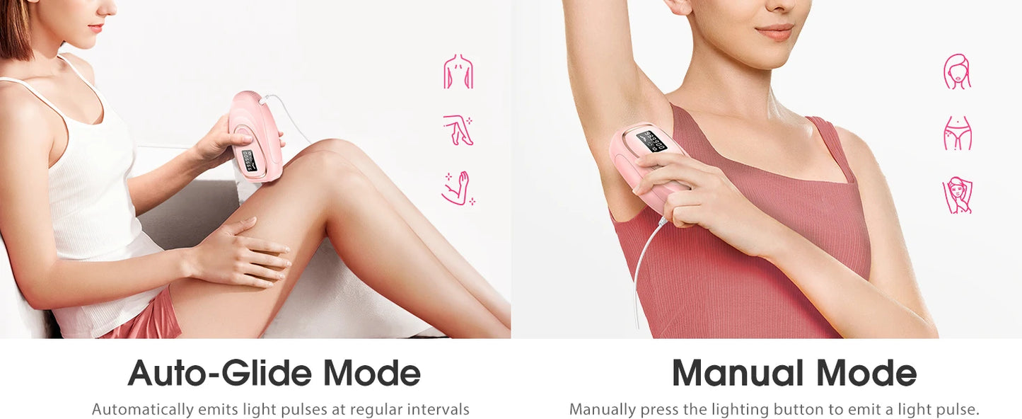 Stylique Glow IPL Laser Hair Removal – 990,000 Flashes for Smooth Skin