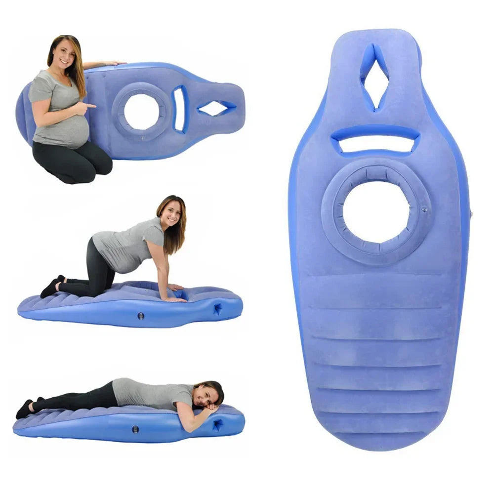 Stylique Glow™ Pregnancy Body Pillow – Inflatable, Full-Length Maternity Sleeping & Yoga Mat | Perfect Gift for Expecting Moms