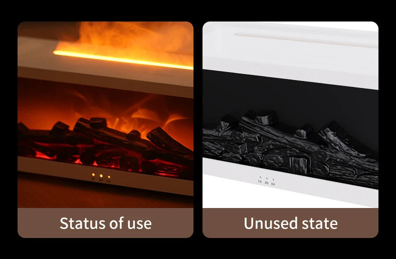 Stylique Glow Flame Aroma Diffuser – LED Fireplace Humidifier with Remote & Essential Oil Function