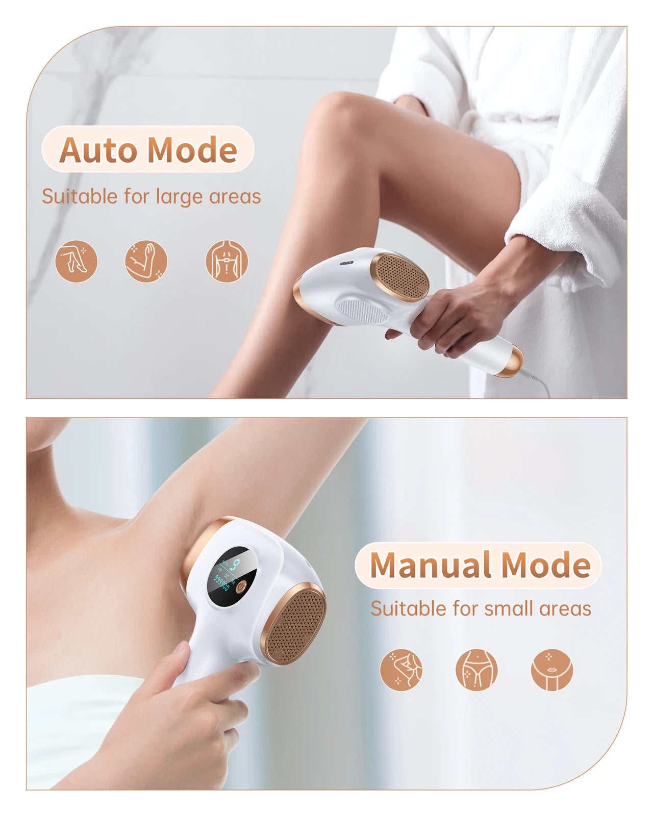Stylique Glow 3-in-1 IPL Hair Removal Handset – Smooth Skin, Radiant Glow & Acne-Free Confidence