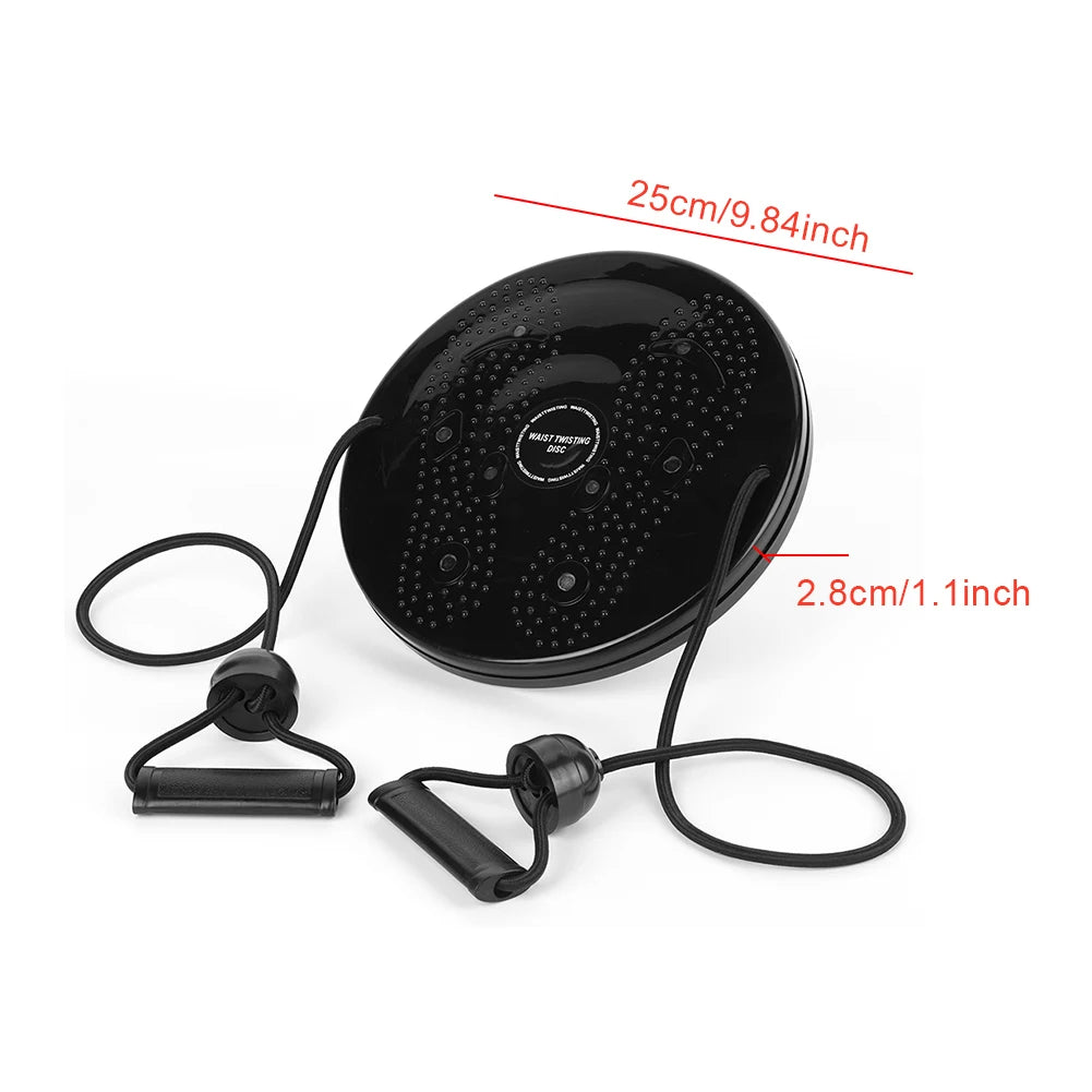Stylique Glow™ Waist Whisper Disc – Slimming Twist Board for Core, Abs & Balance Training