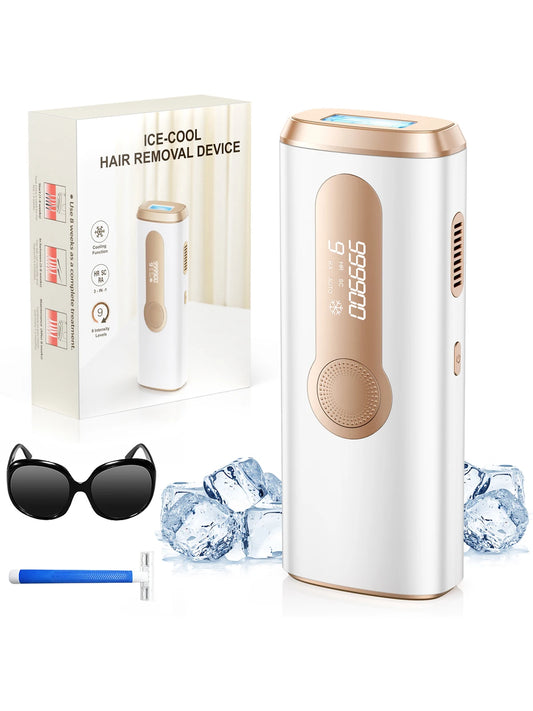 Stylique Glow™ IPL Laser Hair Removal Handset – 990,000 Flashes | Painless Permanent Smooth Skin