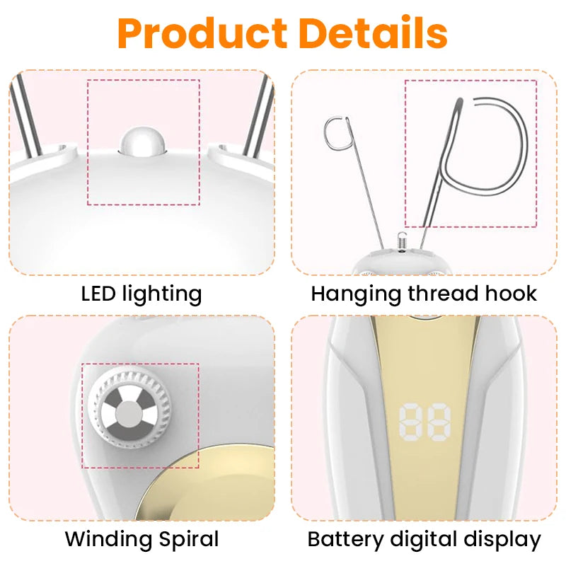 Stylique Glow™ Mini Epilator – Painless, Precise Hair Remover for Face & Body