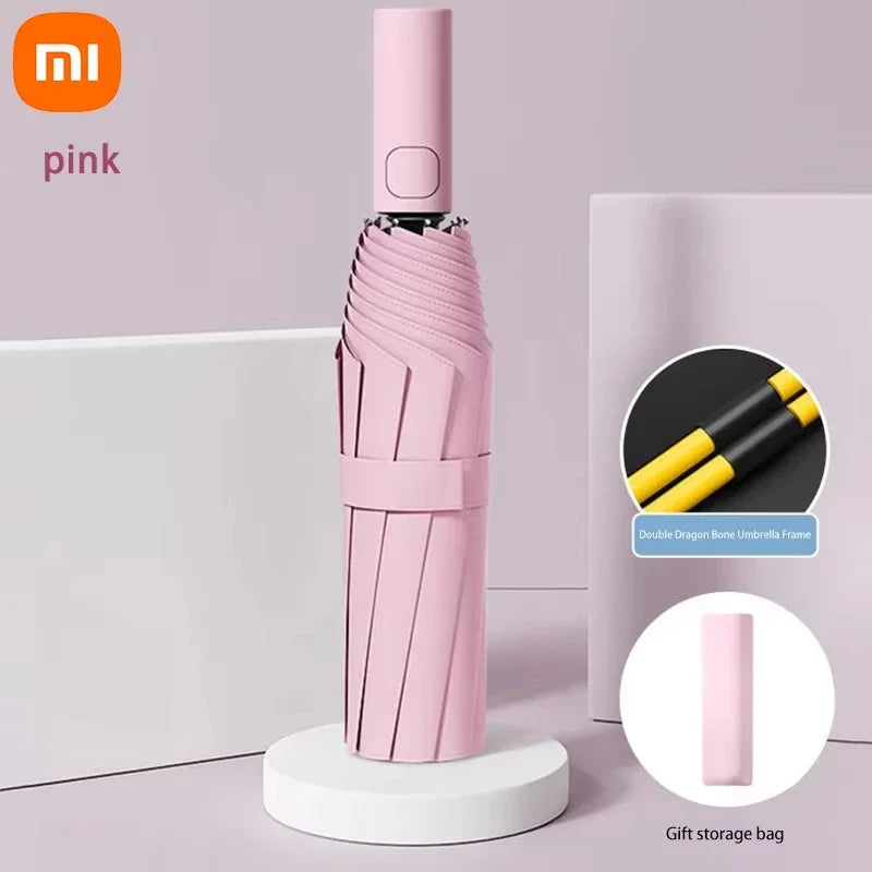 Stylique Glow Xiaomi 24-Bone Automatic UV Protection Umbrella – Large, Waterproof & Windproof