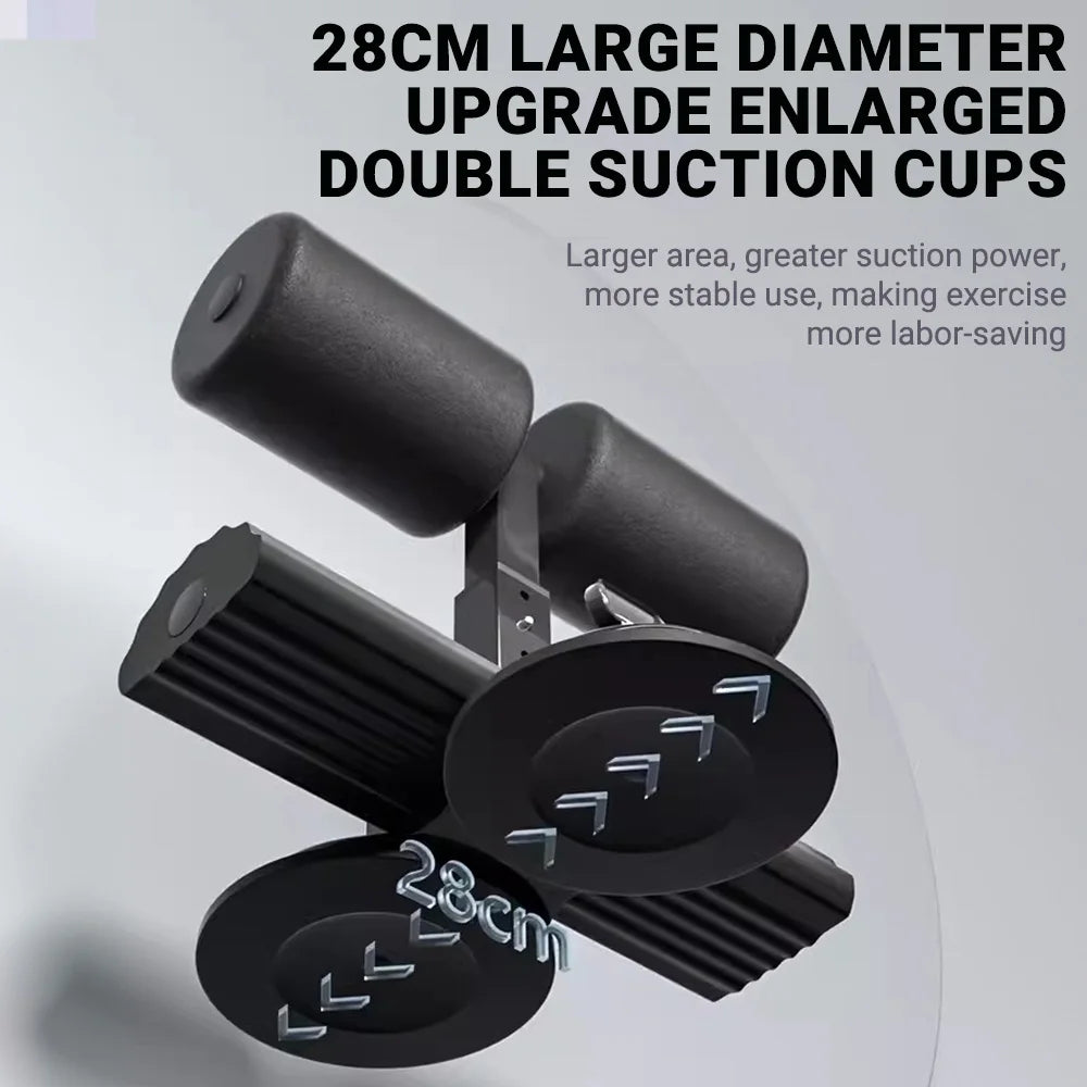 Stylique Glow™ Adjustable Sit-Up Bar – 3 Suction Cup Core Trainer for Home Ab & Strength Training