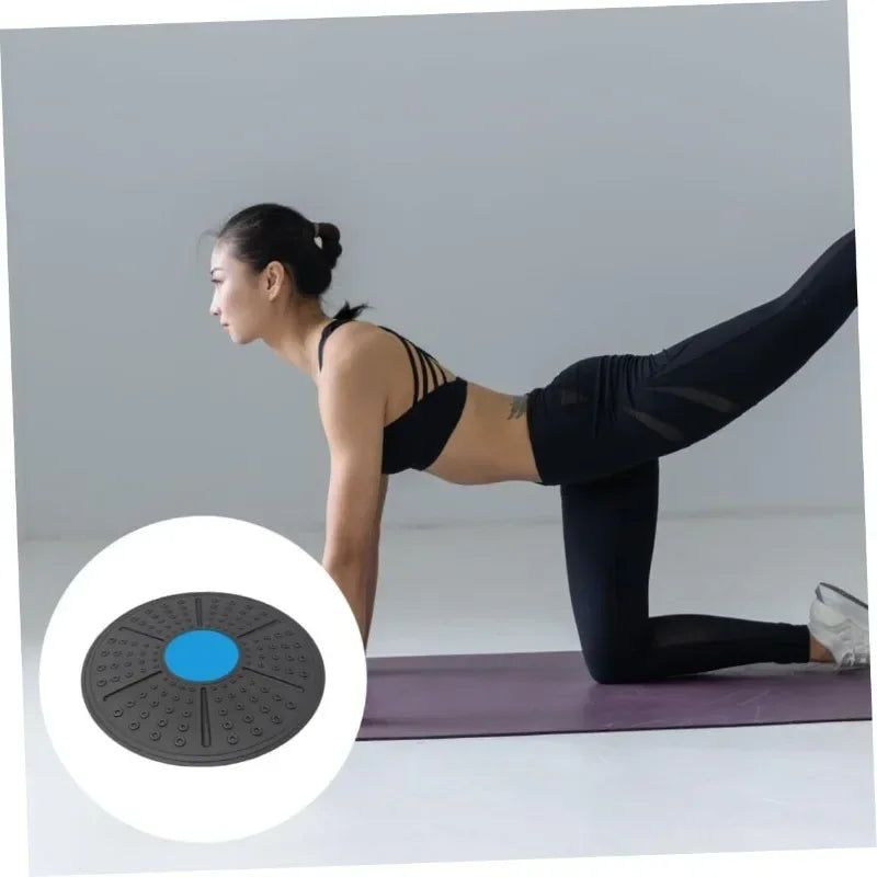 Stylique Glow™ 360° Yoga Balance Swing Board – Waist Rotation & Core Trainer for At-Home Wellness