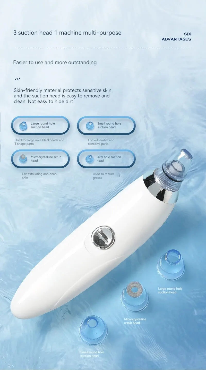 Stylique Glow™ Precision Pore Purifier – Luxury Blackhead Remover & Facial Cleansing Device