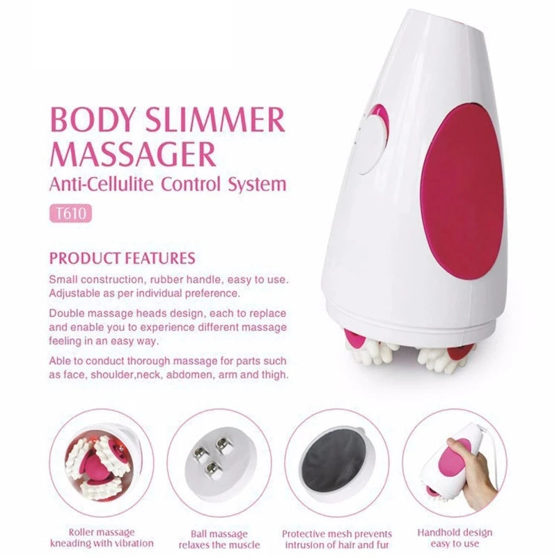 Stylique Glow™ Infrared Anti-Cellulite 3D Roller Massager – Slim & Sculpt Body Contouring Device