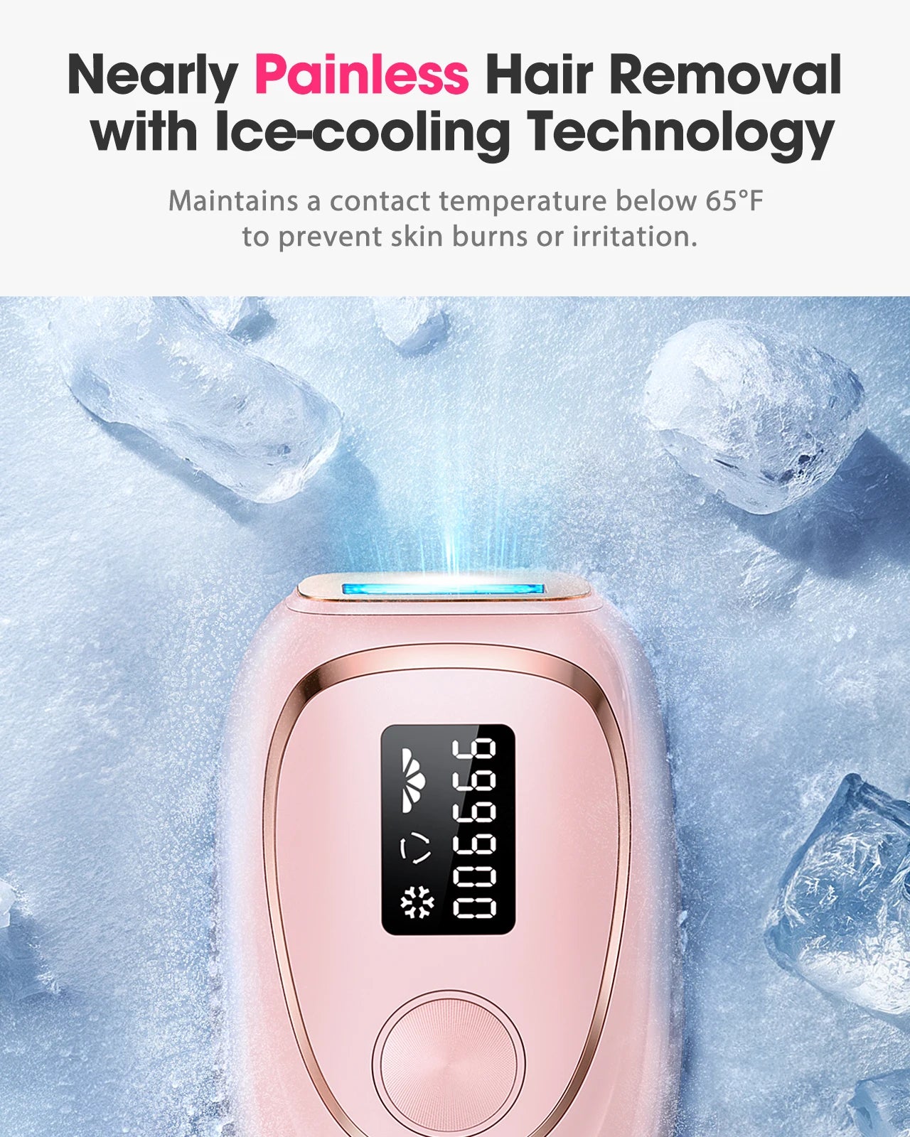 Stylique Glow IPL Laser Hair Removal – 990,000 Flashes for Smooth Skin