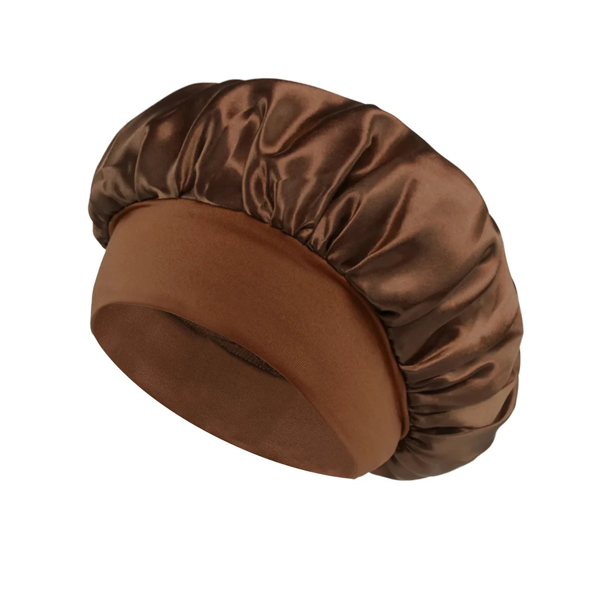 Stylique Glow™ Luxe Silk Sleep Bonnet – Satin Lined Hair Protection for Long & Curly Hair