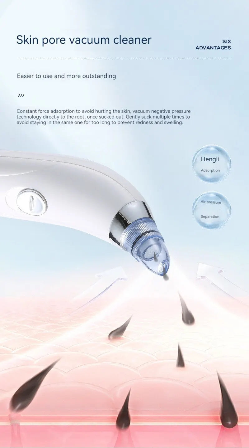 Stylique Glow™ Precision Pore Purifier – Luxury Blackhead Remover & Facial Cleansing Device
