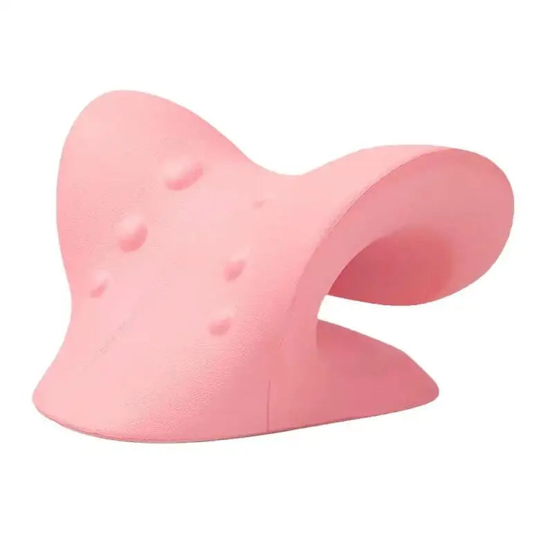 Stylique Glow™ Cervical Relaxer Pillow – Neck & Shoulder Traction Stretcher for Deep Relief