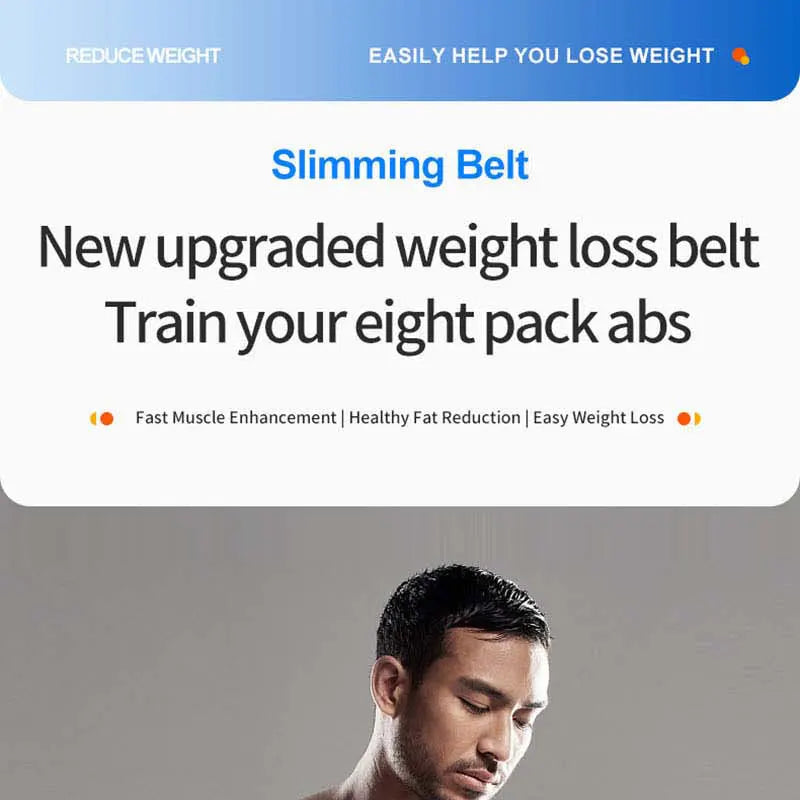 Stylique Glow™ EMS Ab Toner Belt – USB Rechargeable Smart Slimming & Muscle Stimulator for Home Fitness