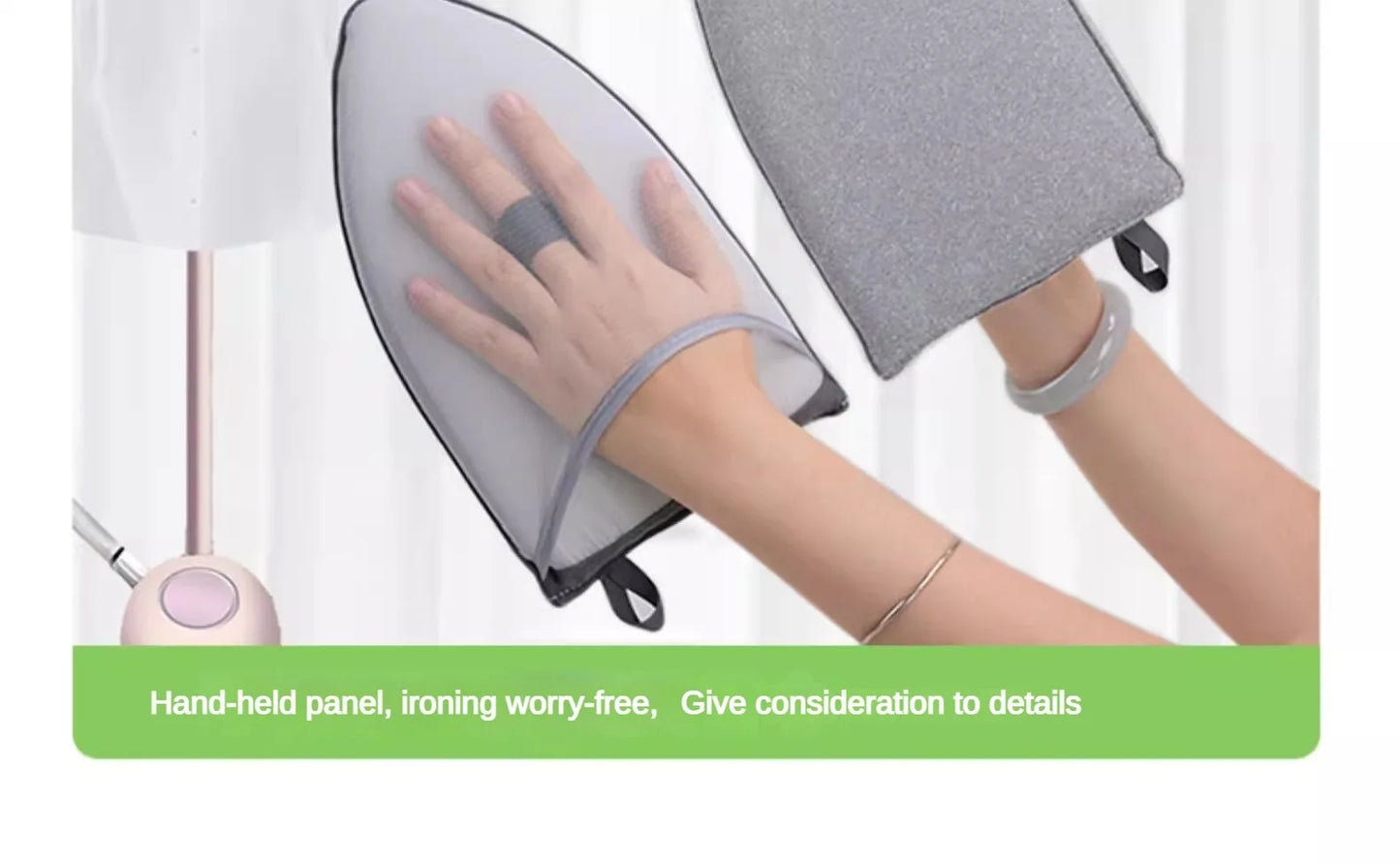 Stylique Glow Portable Handheld Ironing Mat & Heat Resistant Glove – Mini Ironing Board for Safe & Efficient Ironing