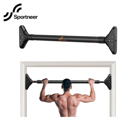 Stylique Glow™ No-Screw Adjustable Pull-Up Bar – Luxury Home Strength Trainer, 440lbs Capacity
