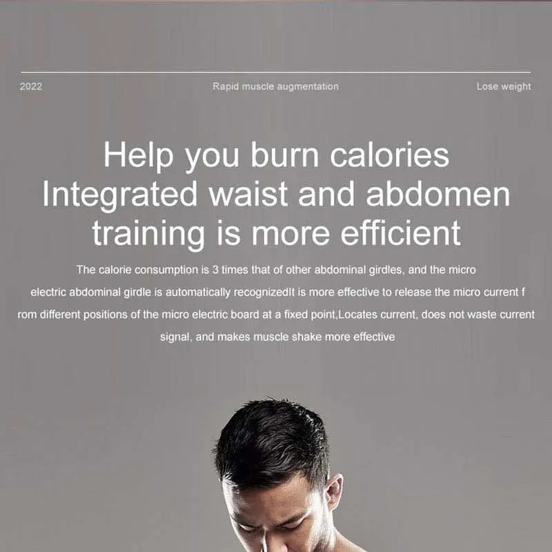 Stylique Glow™ EMS Ab Toner Belt – USB Rechargeable Smart Slimming & Muscle Stimulator for Home Fitness